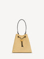 Pulse crochet and leather backpack