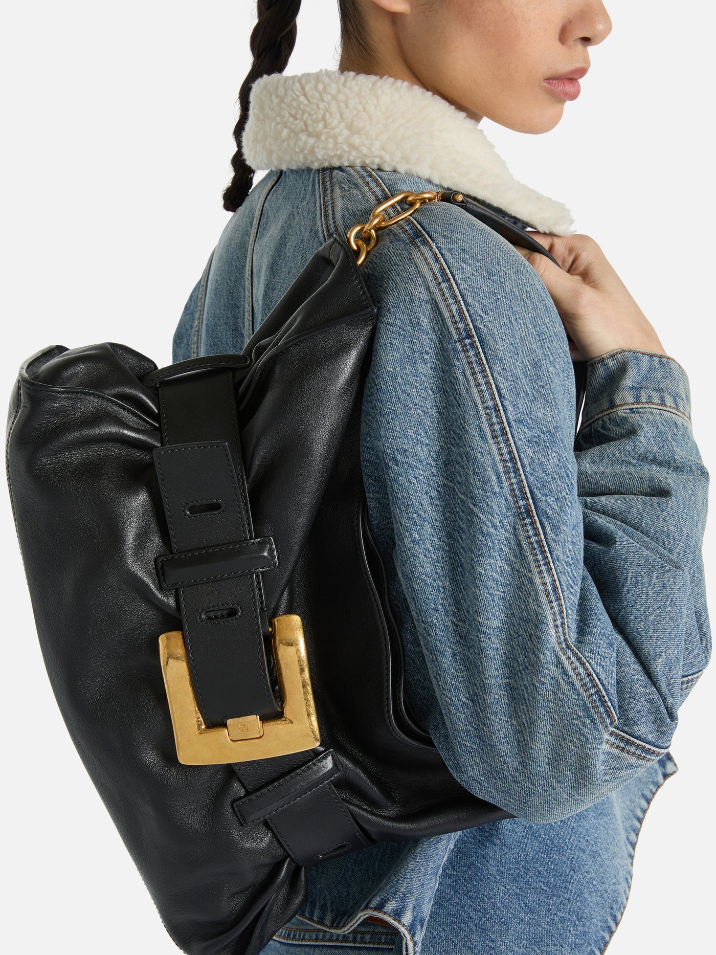 Medium Anthem bag in smooth leather