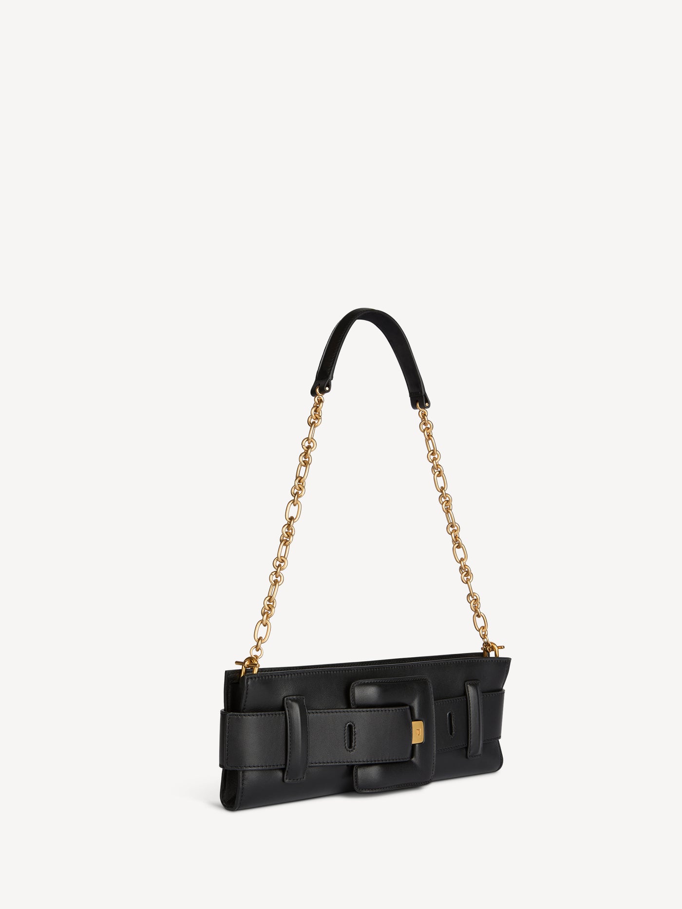 Anthem smooth leather clutch