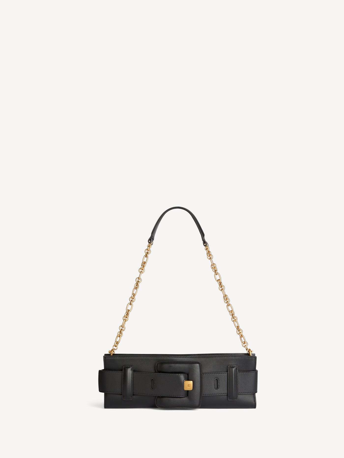 Anthem smooth leather clutch