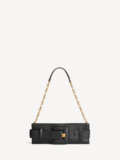 Anthem smooth leather clutch