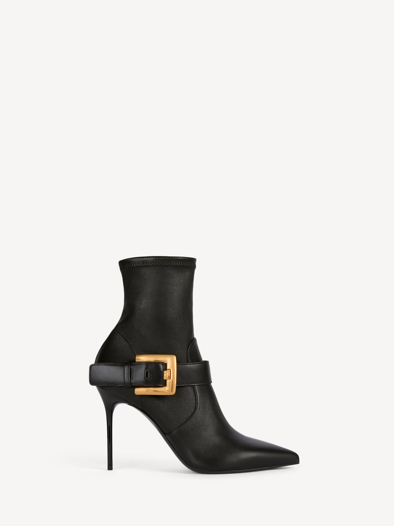 Anthem stretch leather ankle boots