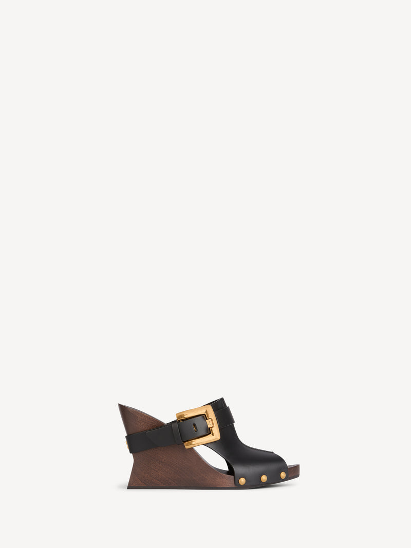 Anthem Wedge smooth leather mules