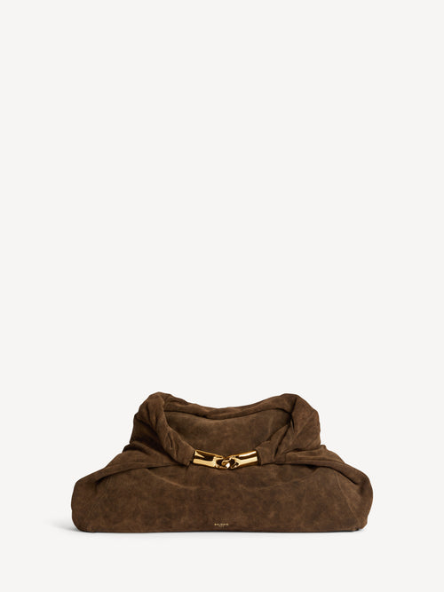 Dinner at 8 medium suede bag