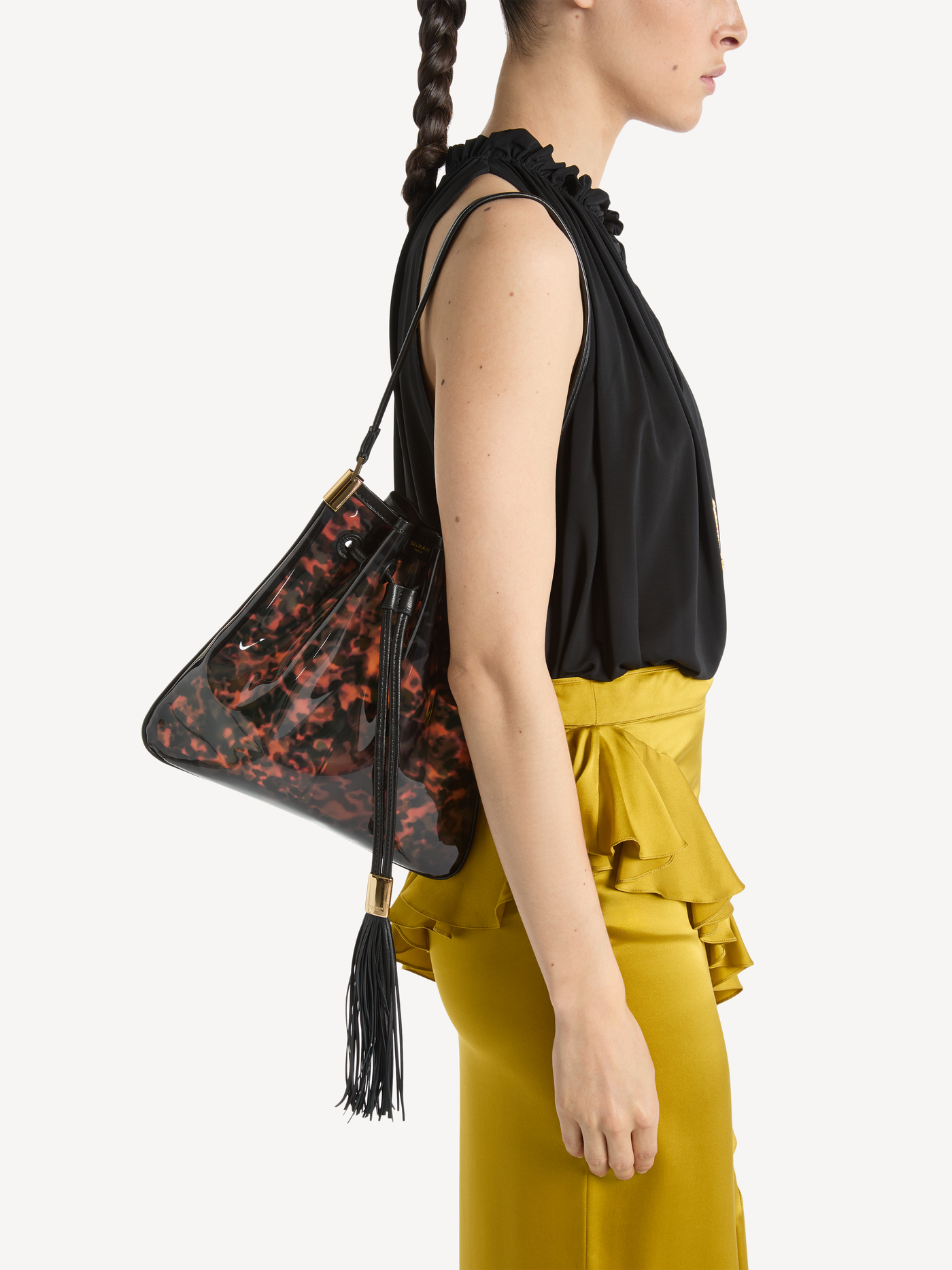 Hacienda medium bag with tortoiseshell print