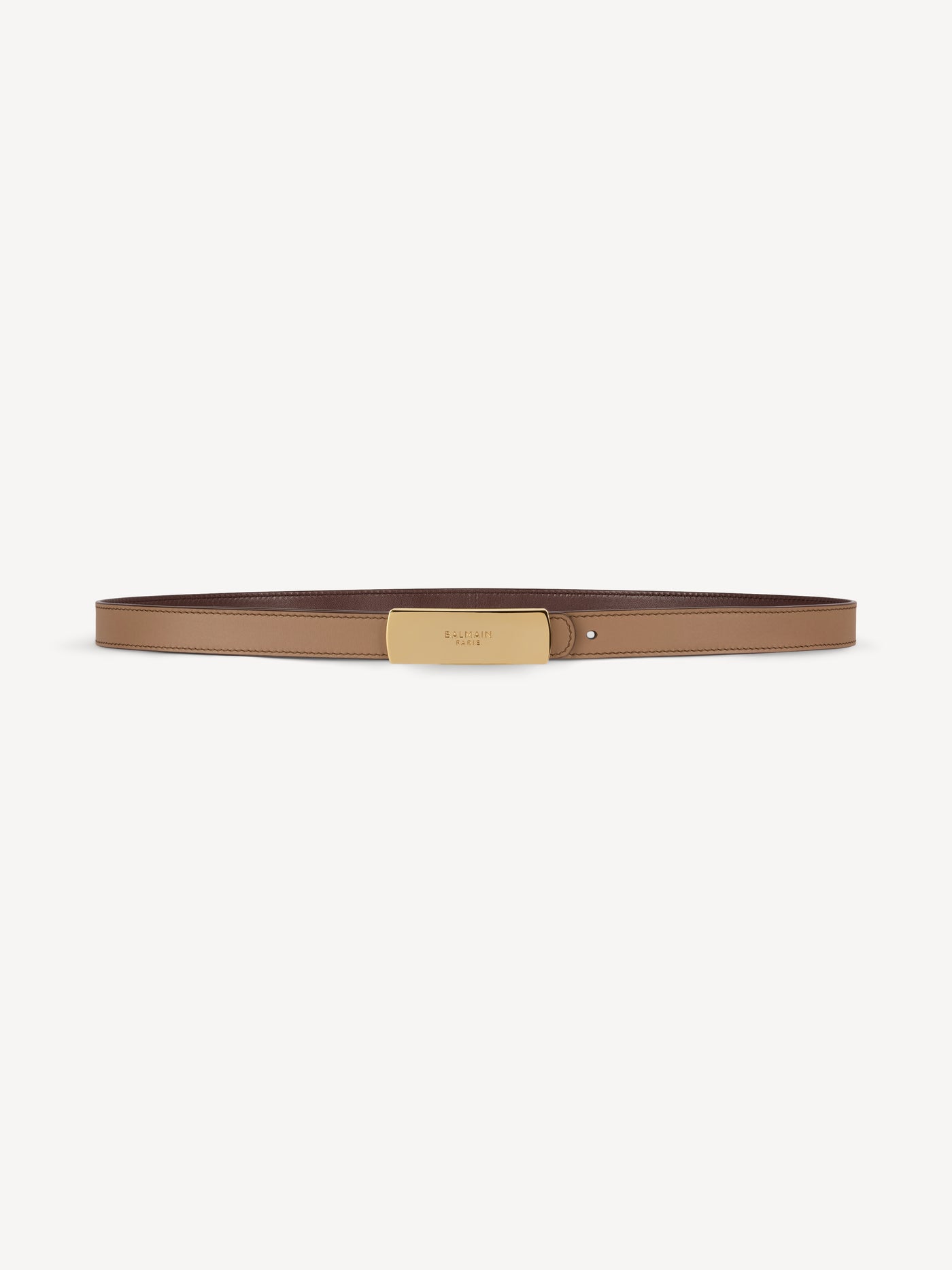 Balmain reversible belt in smooth leather
