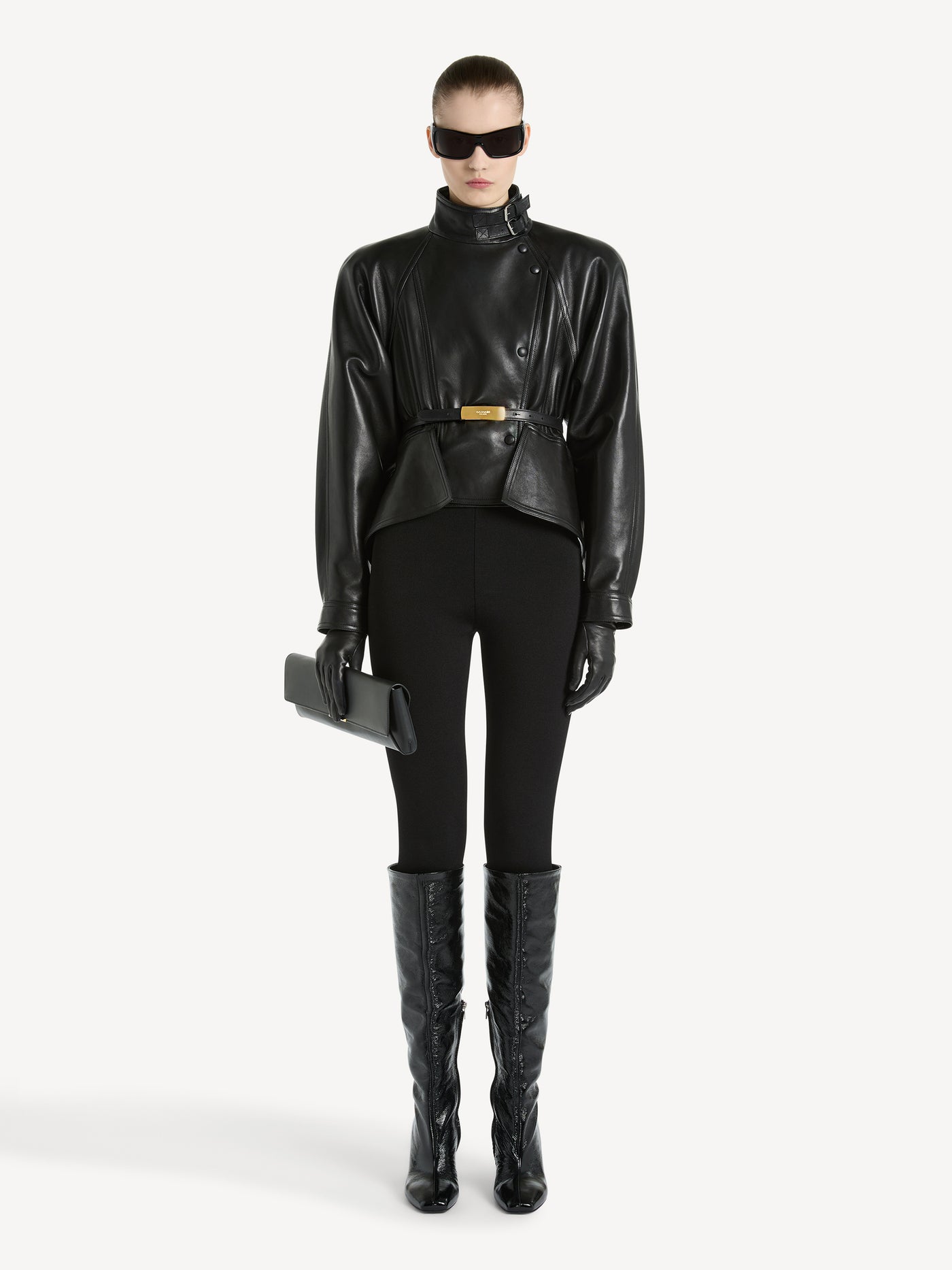 Lambskin pilot jacket