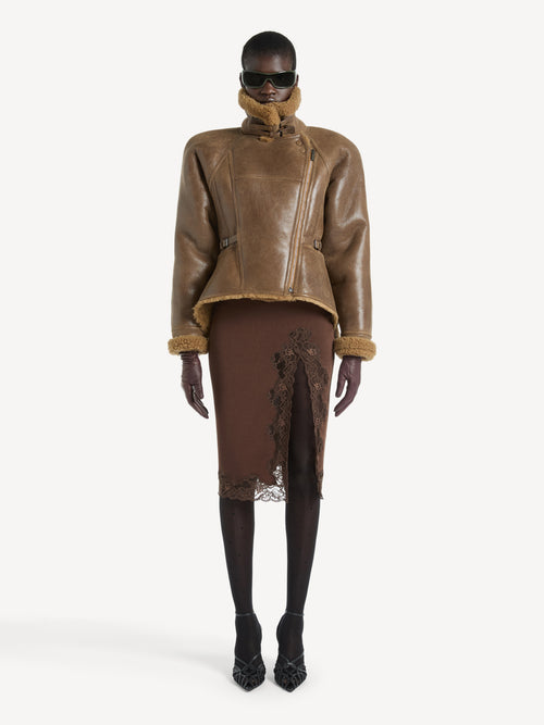 Shearling signature jacket