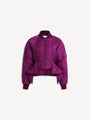 Signature bomber jacket in nylon