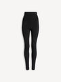 High-waisted Milano jersey trousers