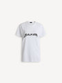 T-shirt with Balmain Band print