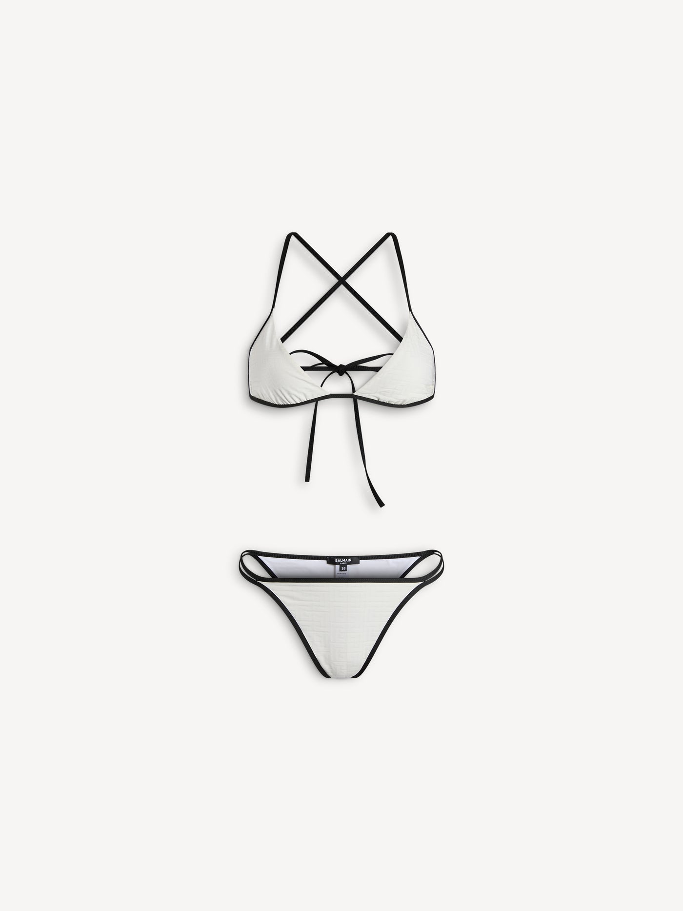 Monogram lycra swimsuit
