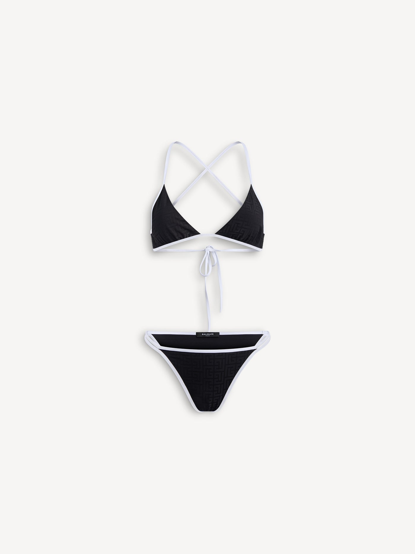Monogram lycra swimsuit