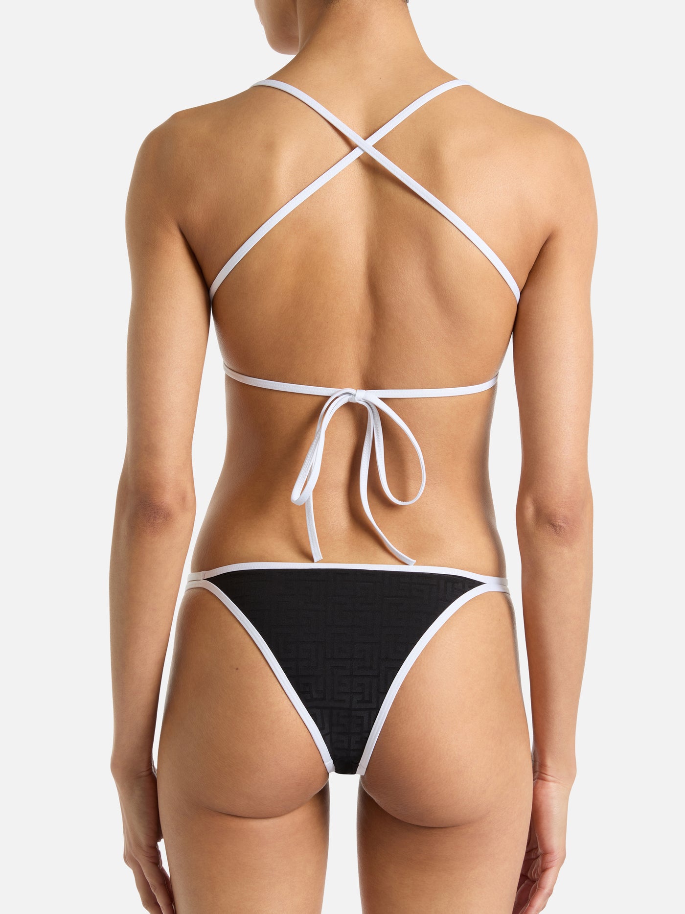 Monogram lycra swimsuit