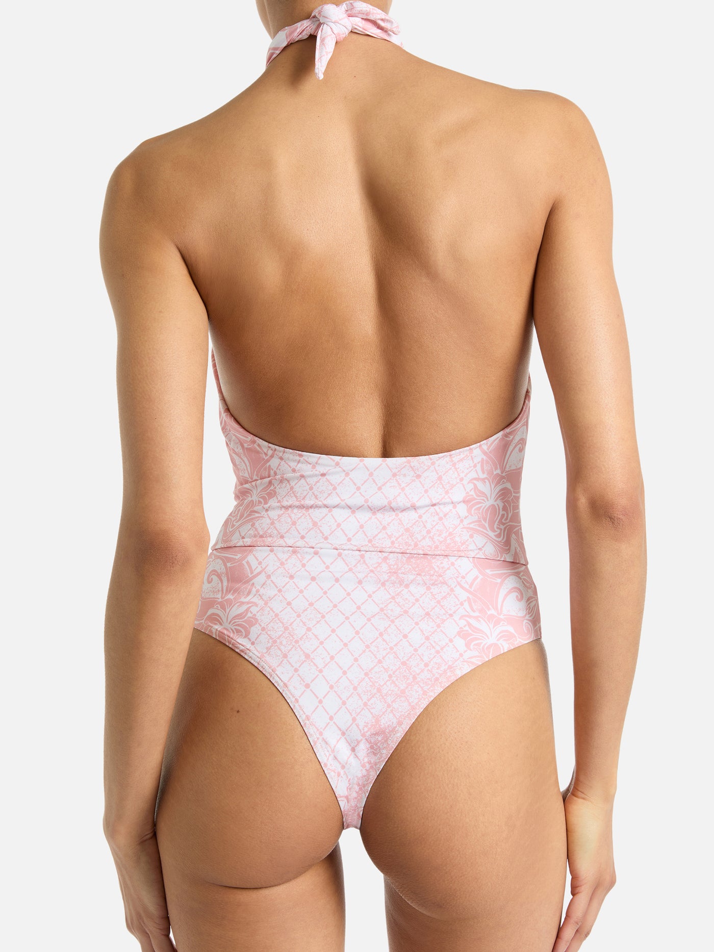 Printed lycra swimsuit