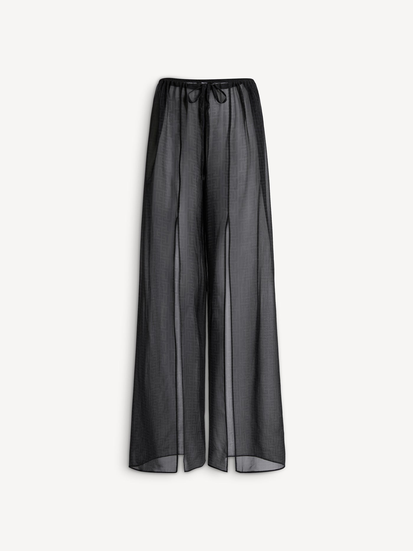 Monogram beach trousers in chiffon