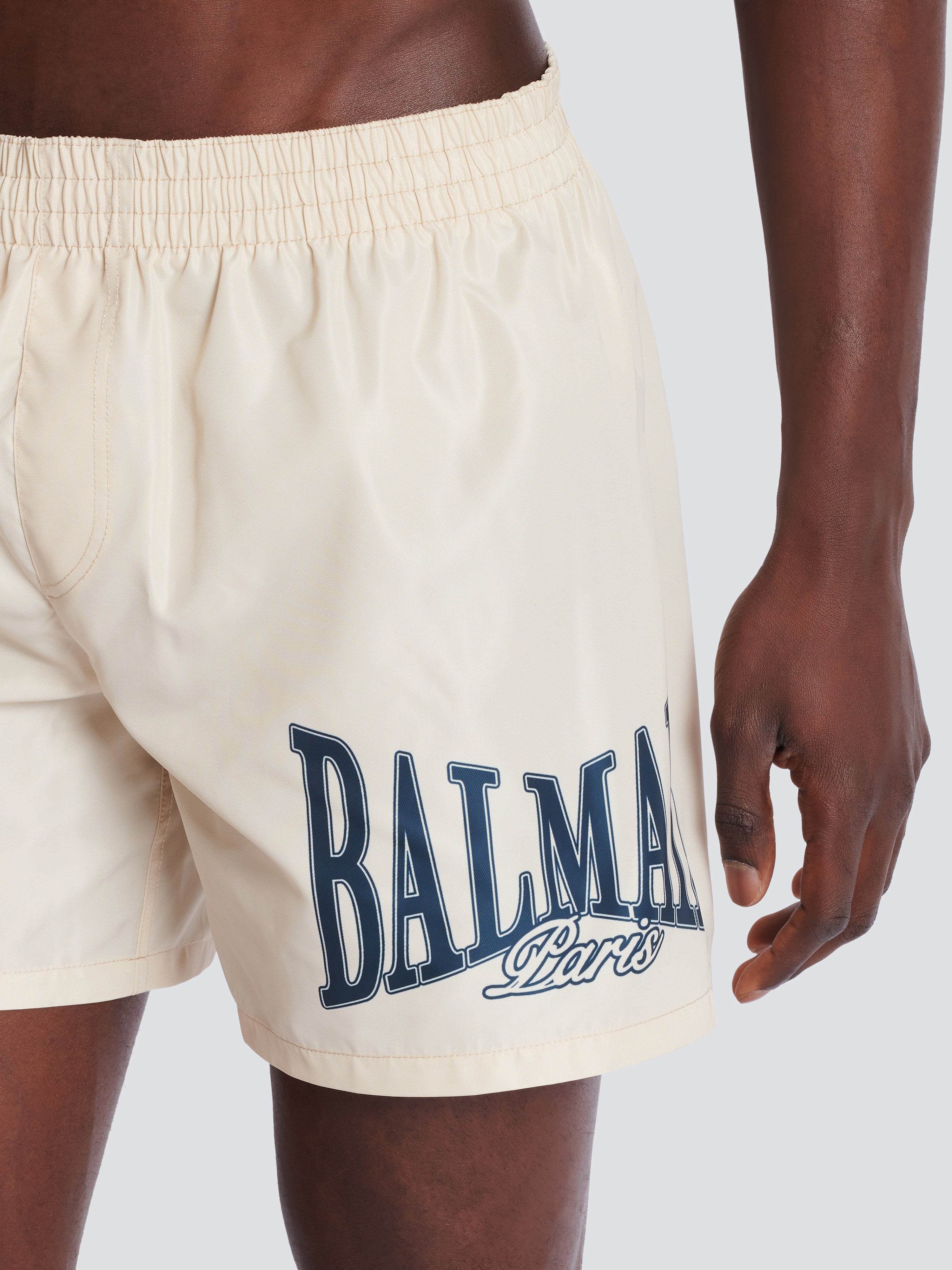 Printed swim shorts Beige - Men I Balmain