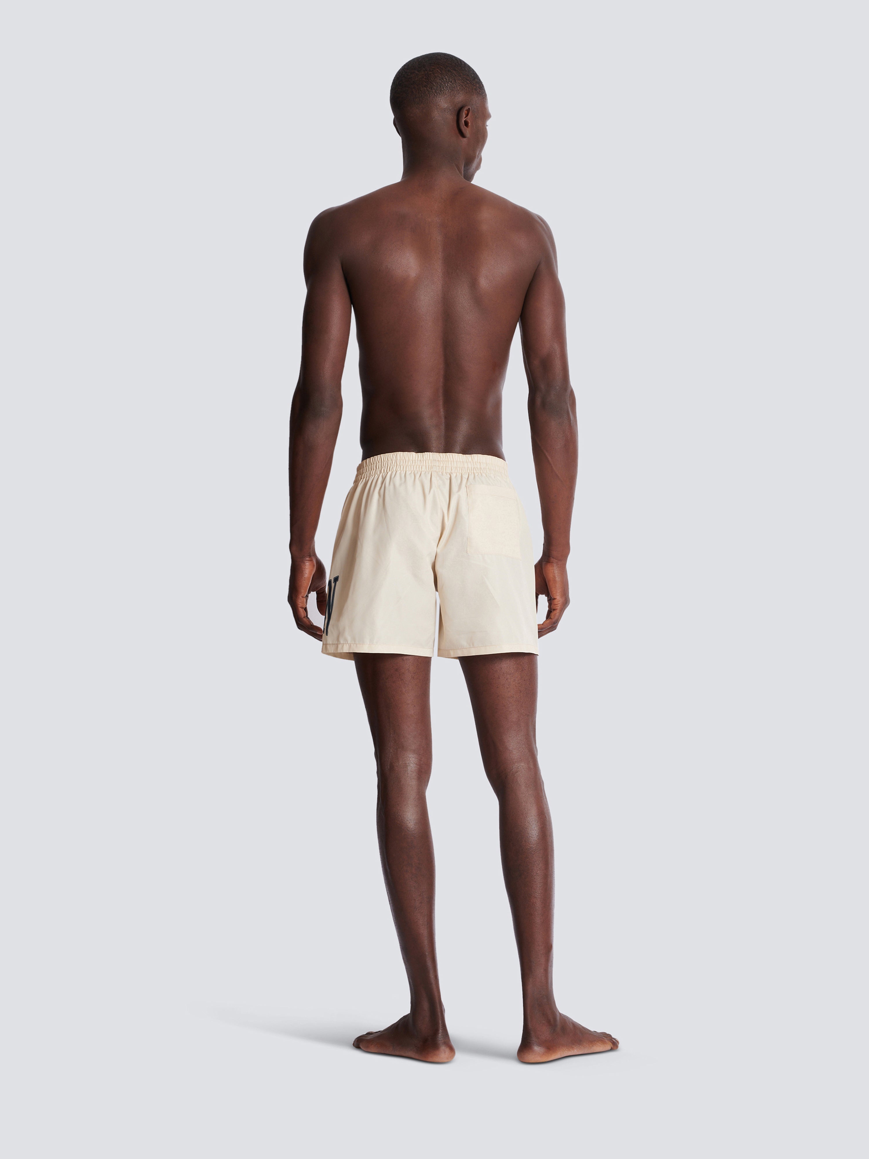 Printed swim shorts Beige - Men I Balmain