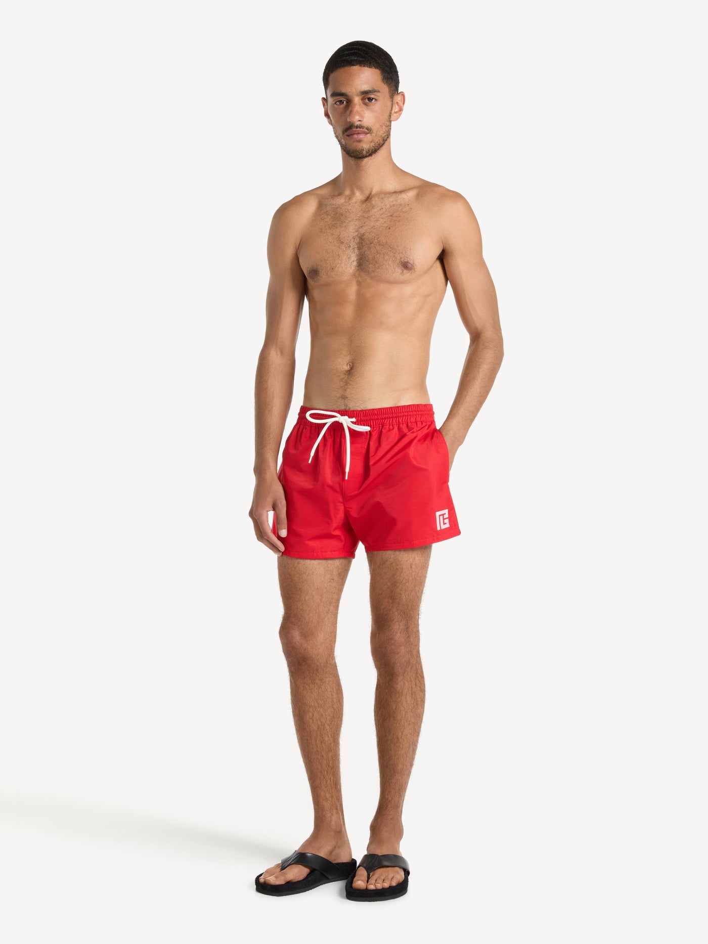 PB embroidered swim shorts