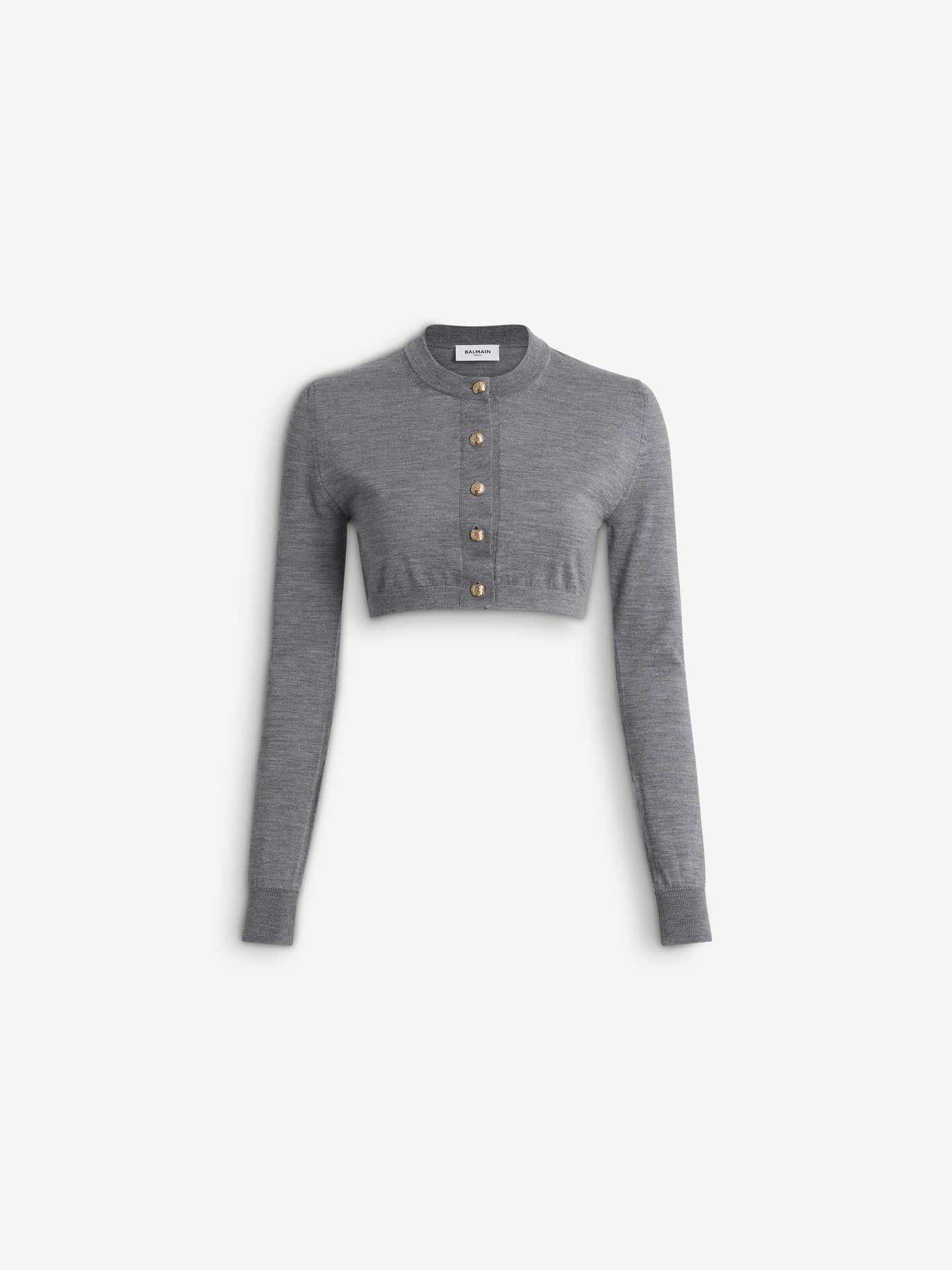 Finely knit Balmain B cardigan