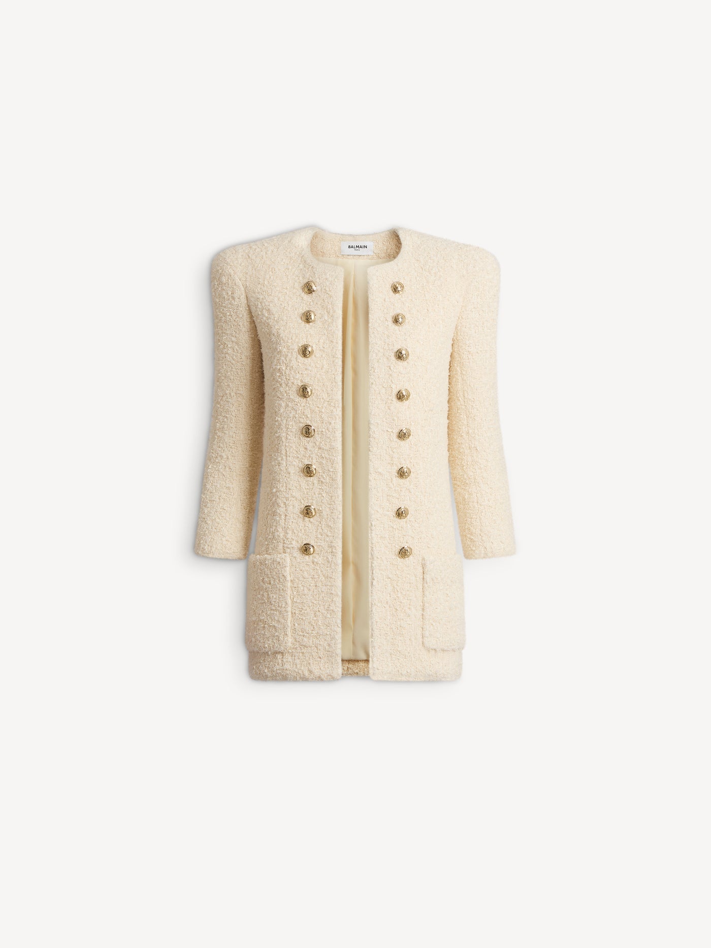 Jacket in bouclette tweed