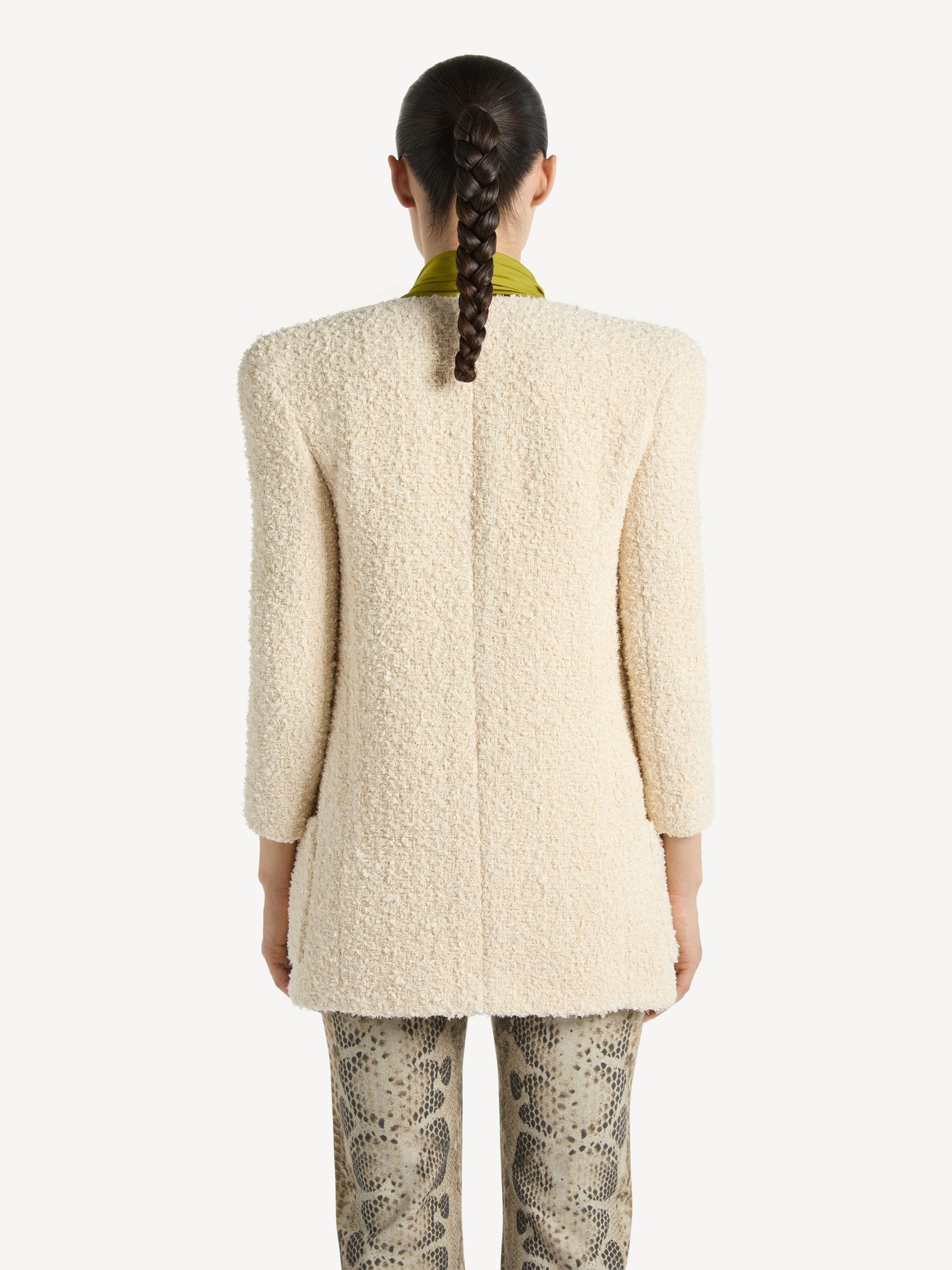 Jacket in bouclette tweed