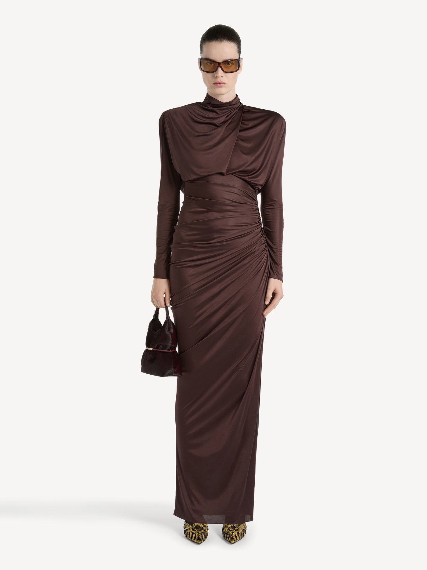Long flowing jersey dress