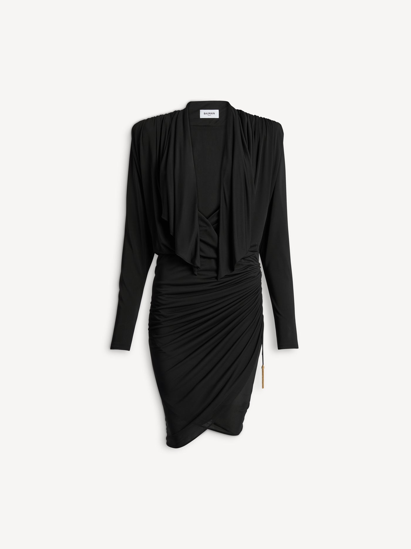 Draped flowing jersey dress