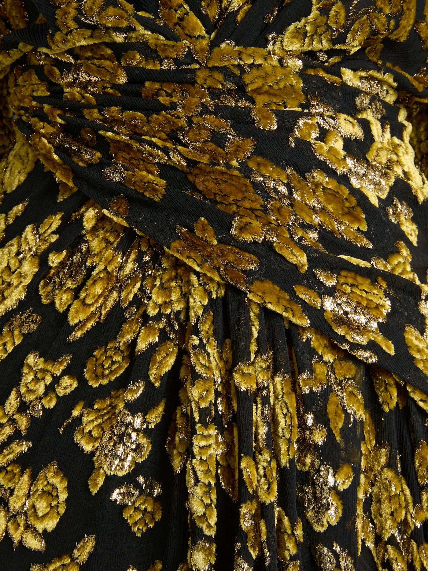 Long velvet jacquard dress