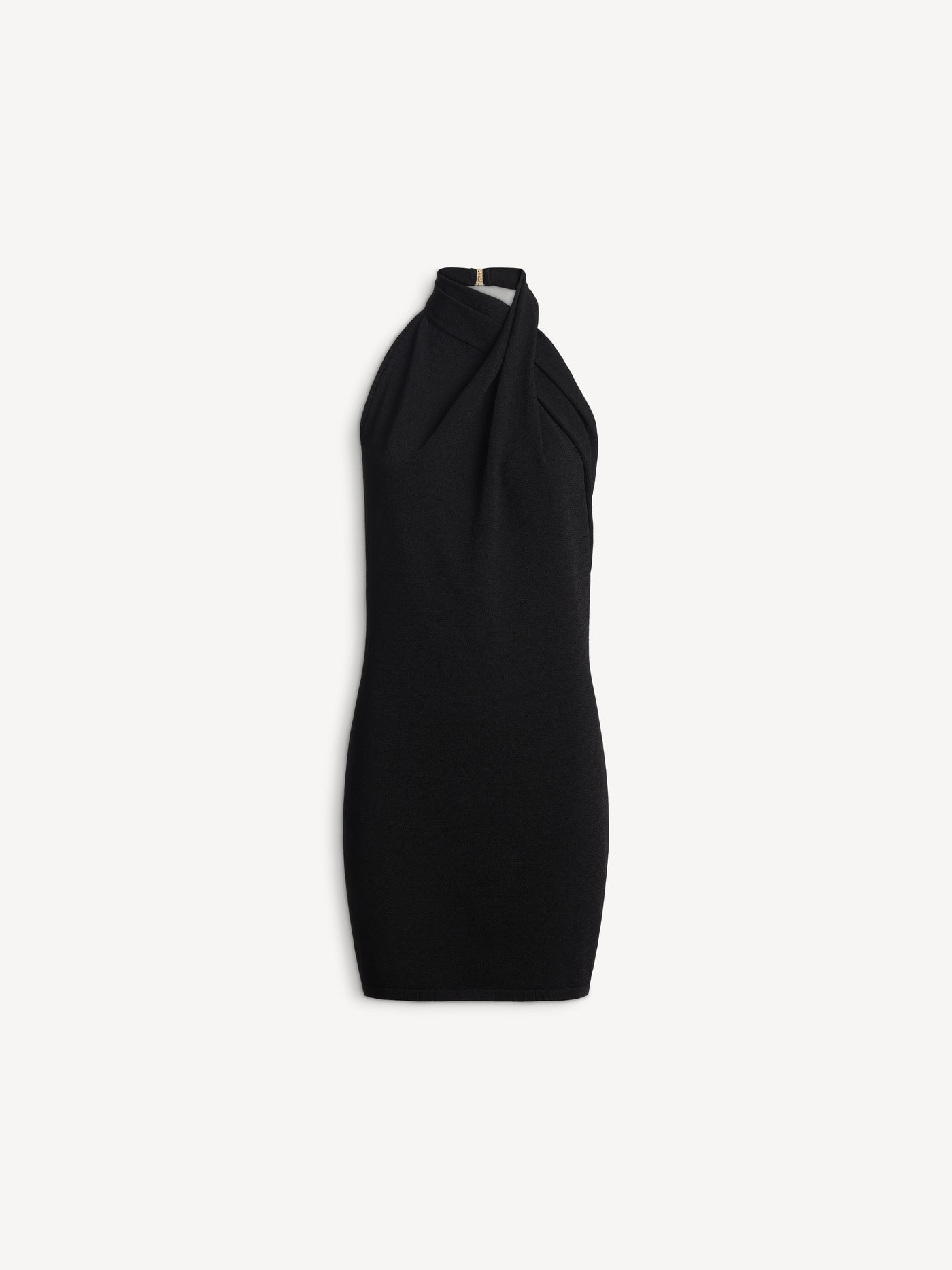 Flowing jersey open-back dress