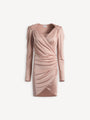 Draped flowing jersey dress