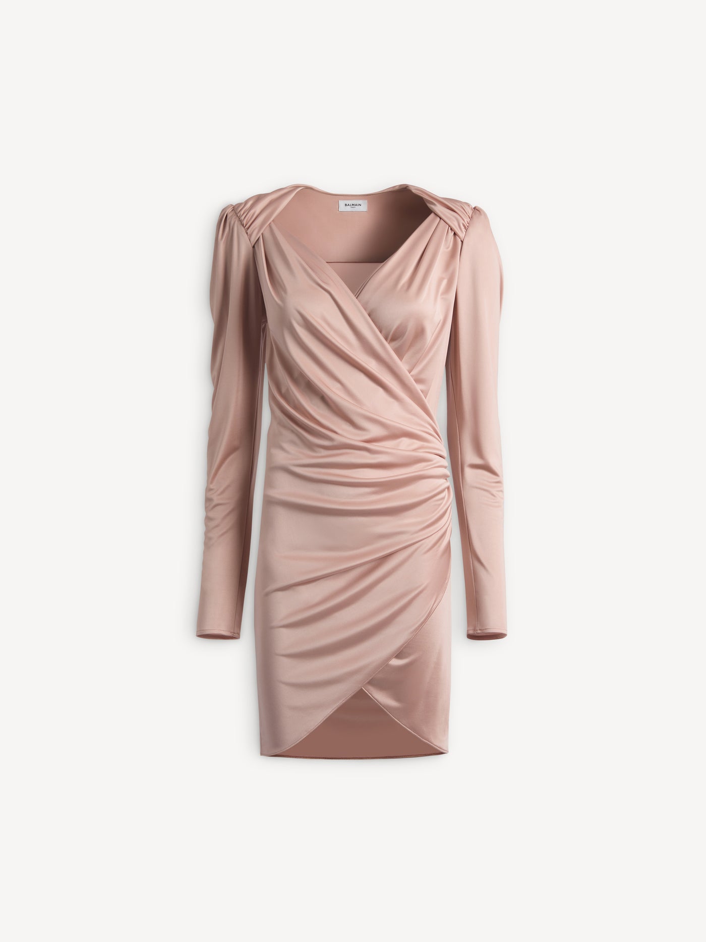 Draped flowing jersey dress