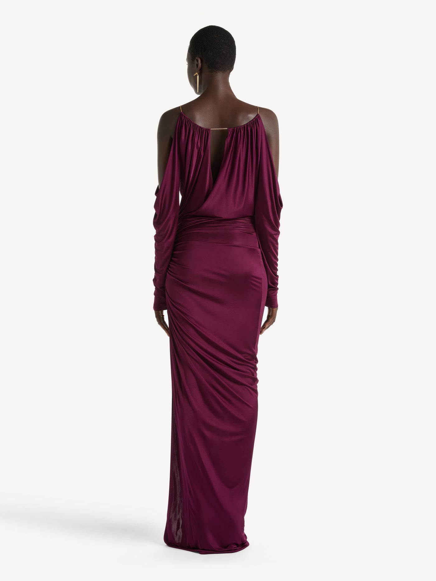 Long flowing jersey dress