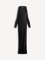 Cady crepe dress with crystals