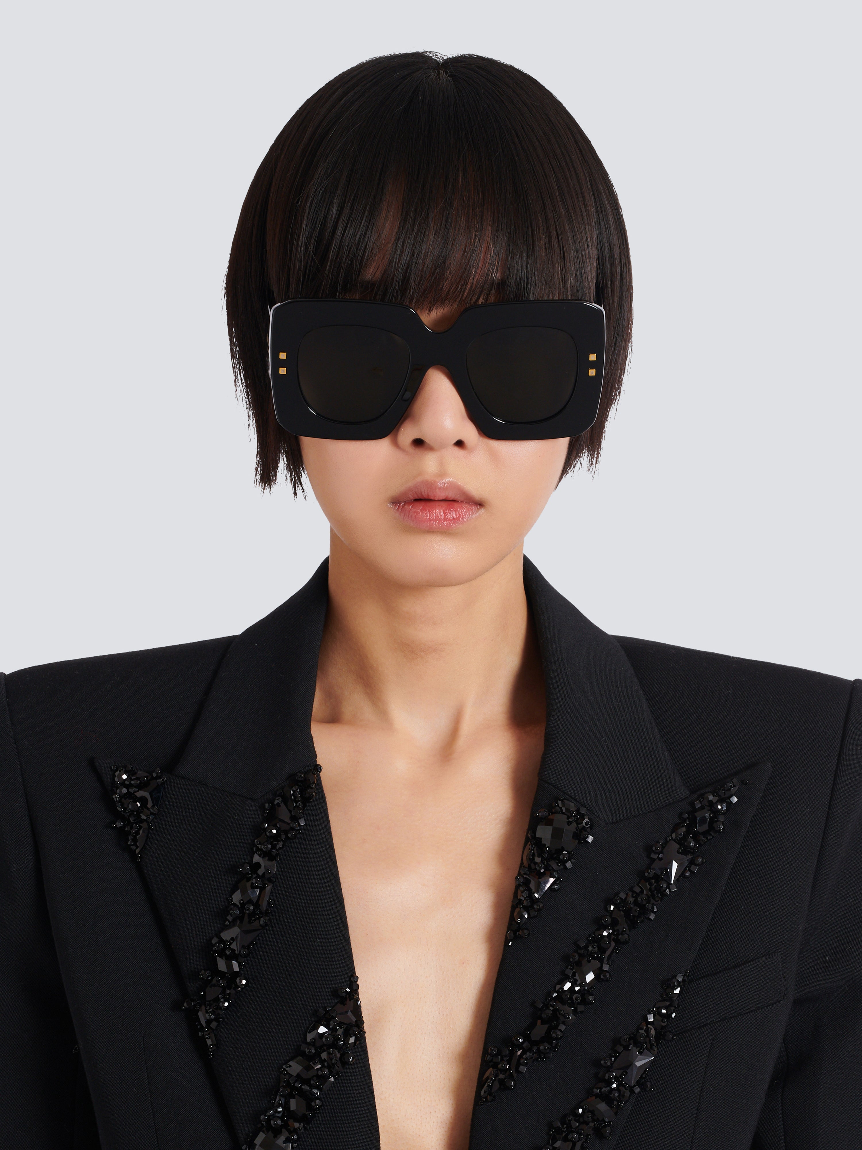B-Bold Sunglasses Black - Women I Balmain