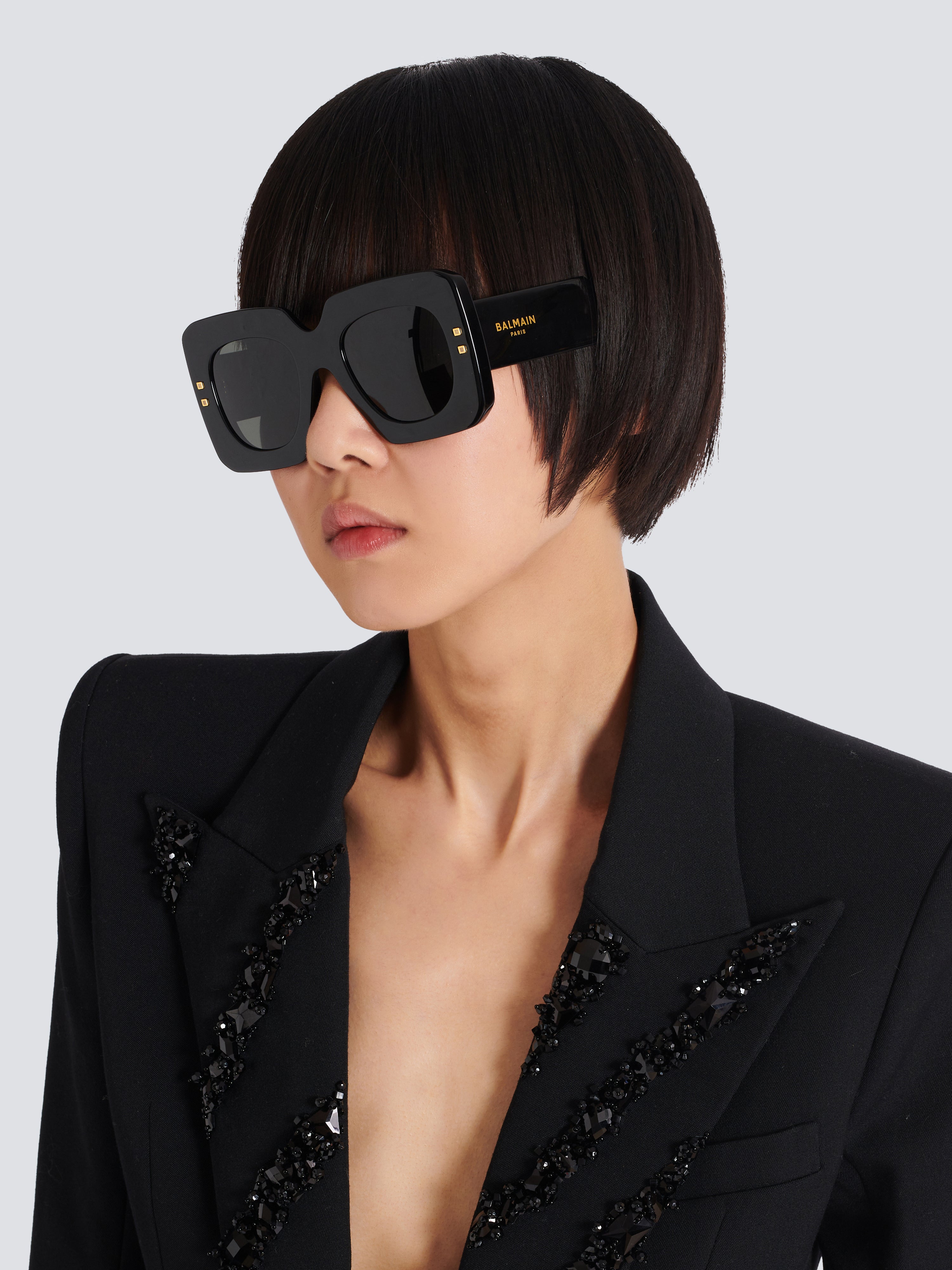 B-Bold Sunglasses Black - Women I Balmain