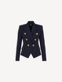 Fitted wool 6-buttons jacket