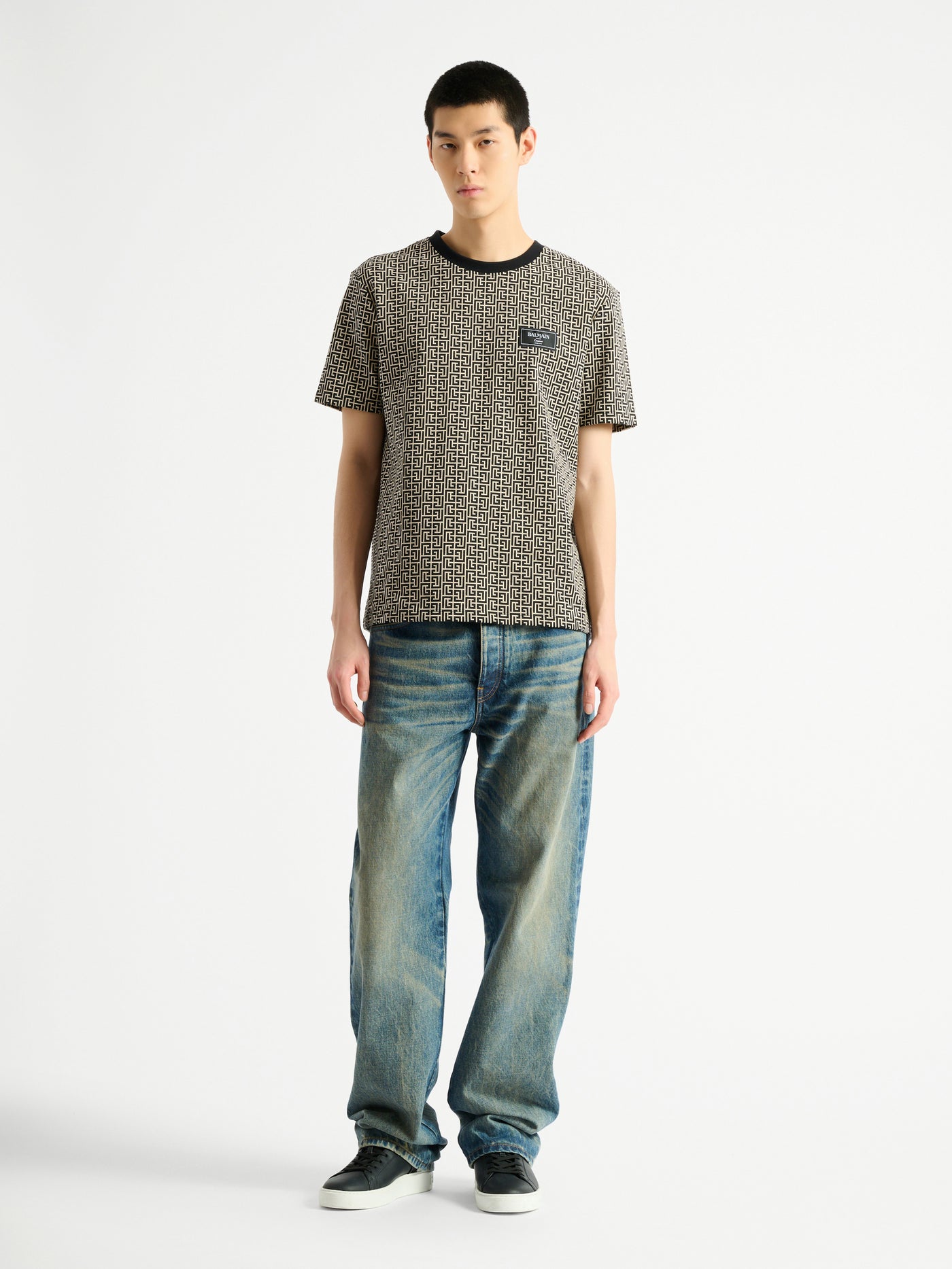Monogram jacquard T-shirt