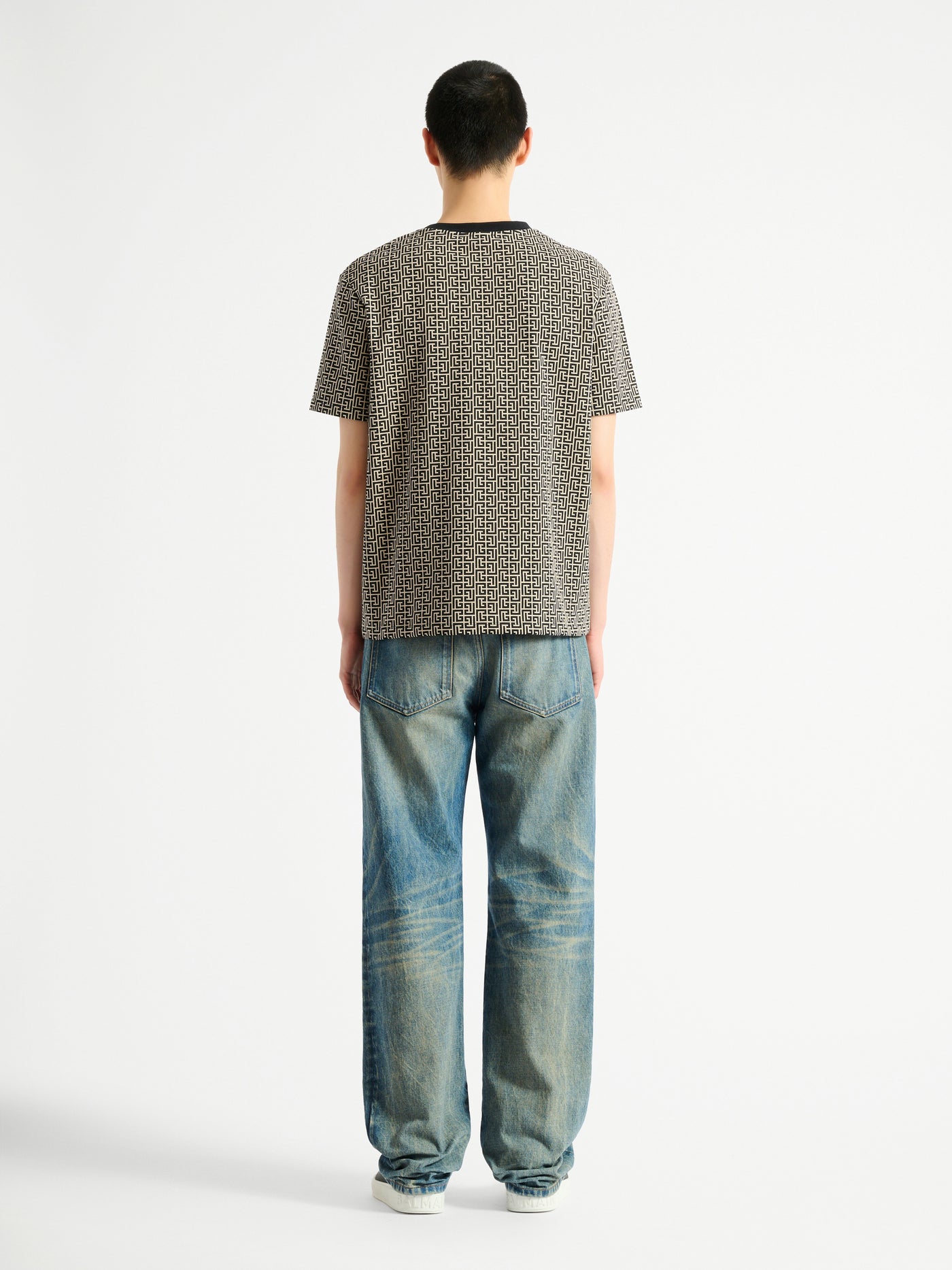 Monogram jacquard T-shirt