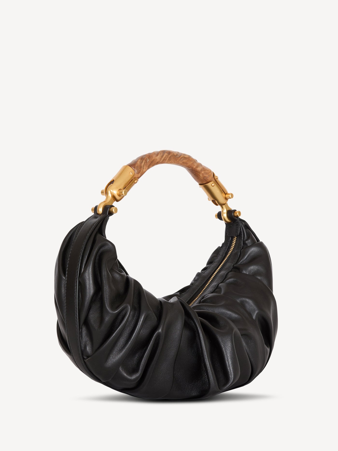 Medium Ébène bag in calfskin leather
