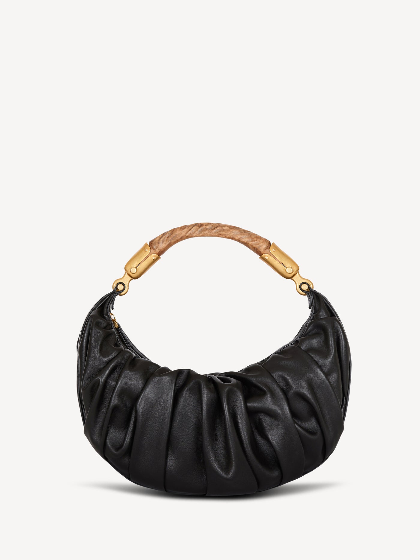Medium Ébène bag in calfskin leather