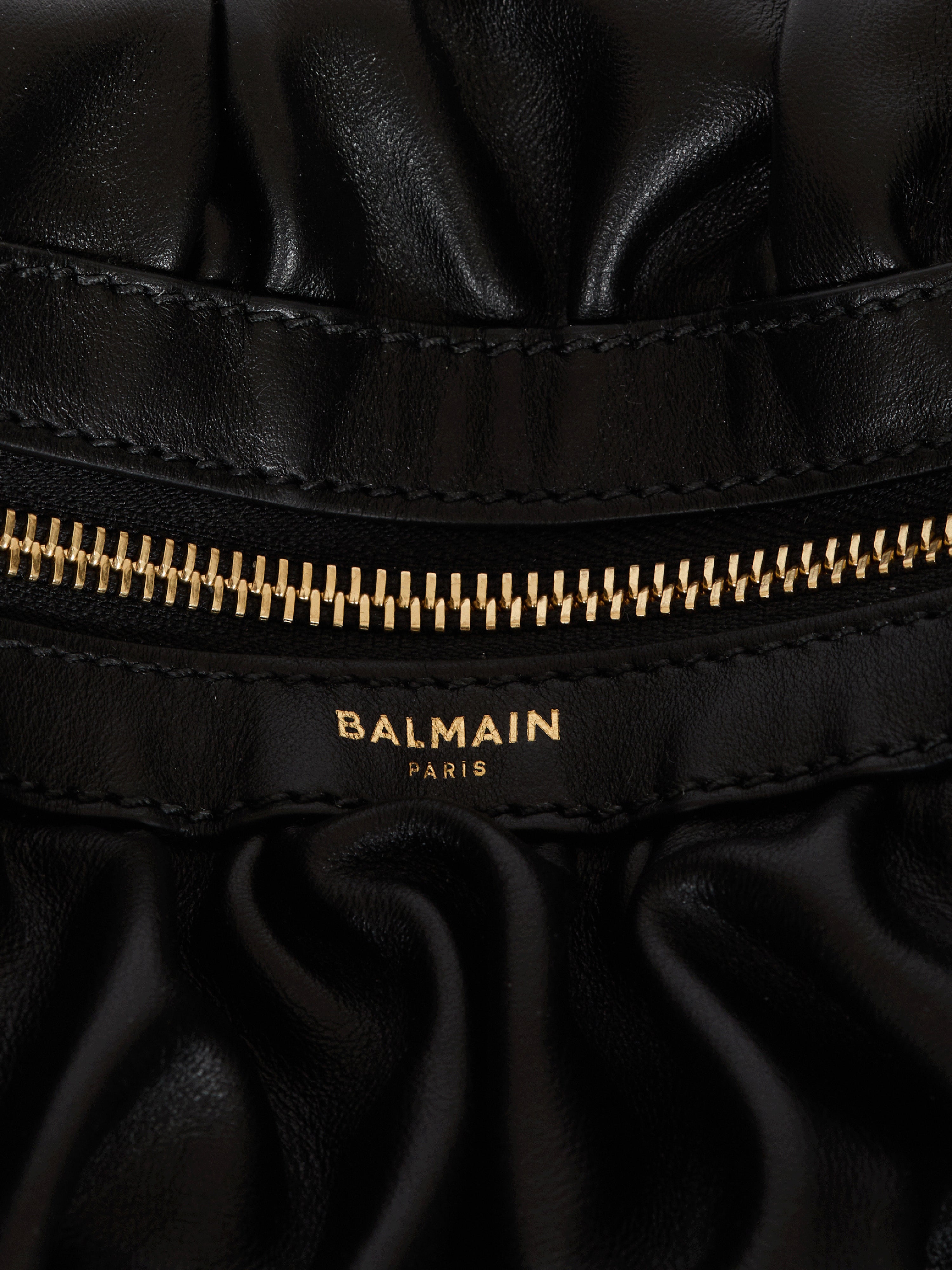Medium Ébène bag in calfskin leather Black - Women I Balmain