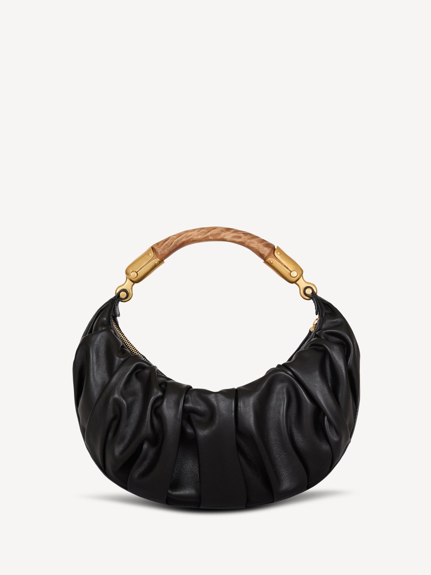 Medium Ébène bag in calfskin leather