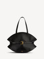 Medium Shuffle bag in calfskin leather