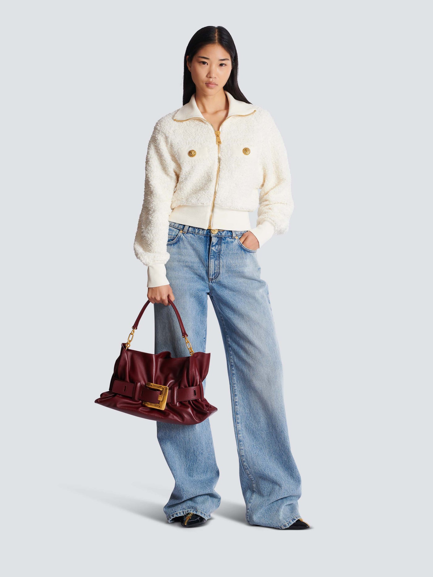 Medium Anthem bag in leather