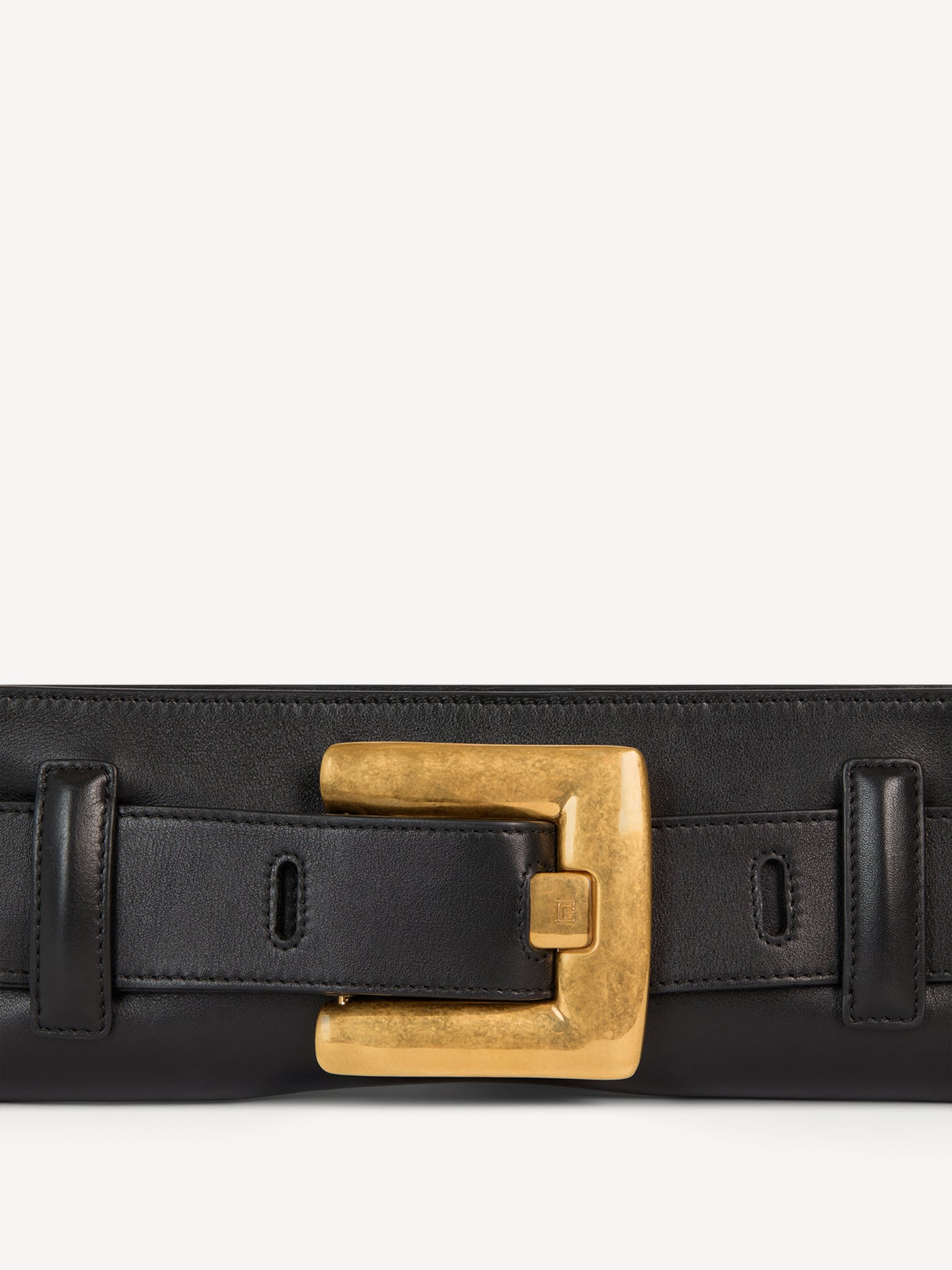 Anthem calfskin leather clutch