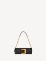 Anthem calfskin leather clutch