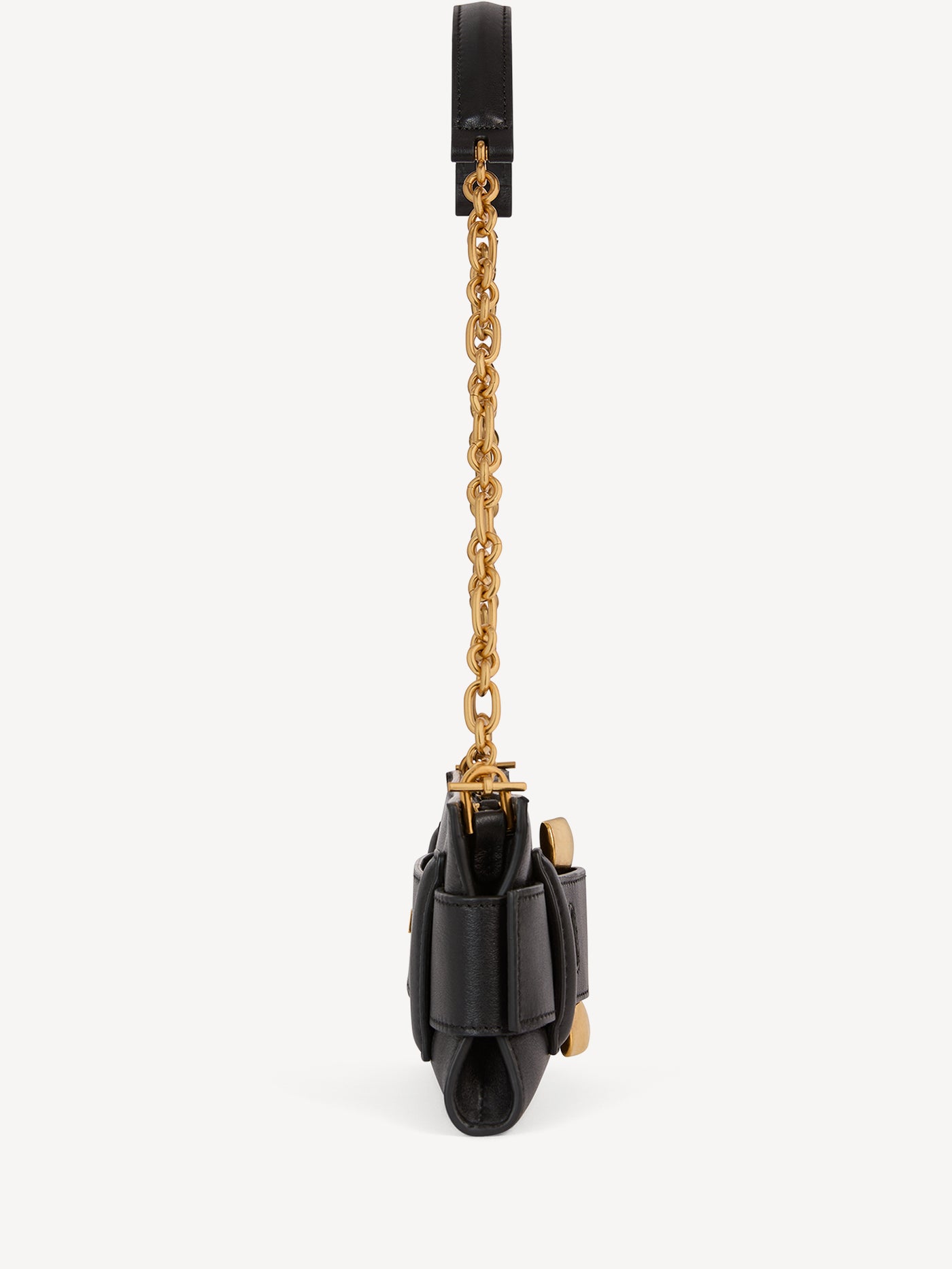 Anthem calfskin leather clutch