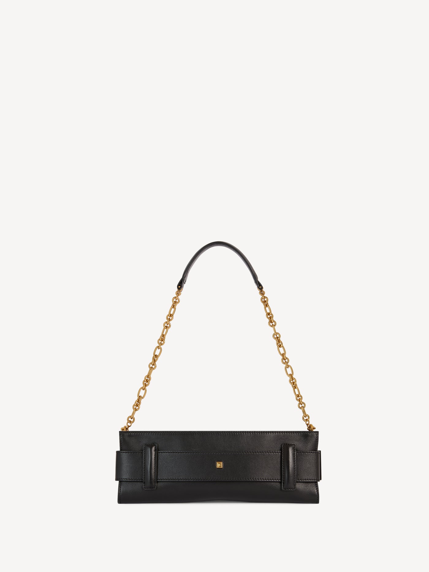 Anthem calfskin leather clutch