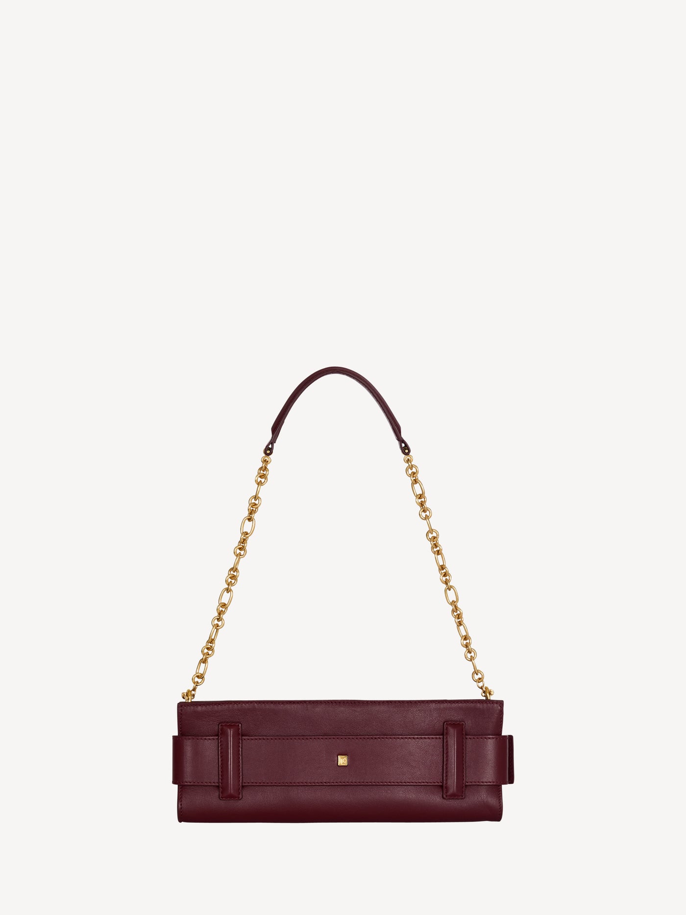 Anthem calfskin leather clutch